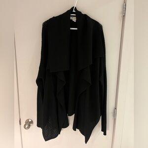 Lacoste x Catherine Malandrino Merino Wool Waterfall Cardigan